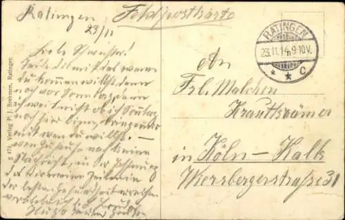 Ak Ratingen Nordrhein Westfalen, Angertal, Auermühle