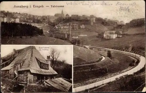 Ak Annaberg Buchholz im Erzgebirge, Talstraße und Eisenhammer Frohnau