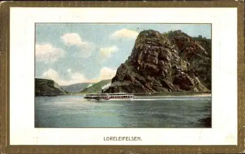 Ak St. Goarshausen am Rhein, Loreley