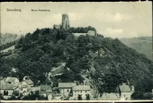 Ak Stromberg im Hunsrück, Ruine Fustenburg