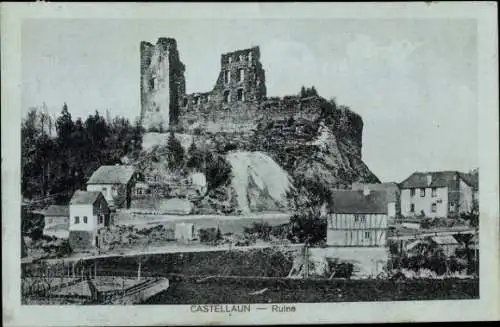 Ak Kastellaun im Hunsrück, Ruine
