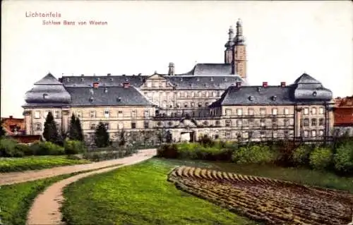 Ak Bad Staffelstein am Main Oberfranken, Schloss Banz