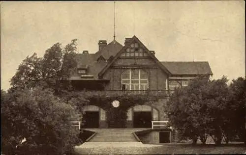 Ak Bredeney Essen im Ruhrgebiet, Bootshaus Hügel