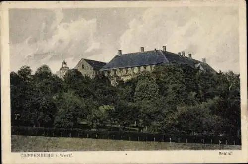 Ak Cappenberg Selm im Münsterland Westfalen, Schloss  Gebäude im Grünen,  Architektur