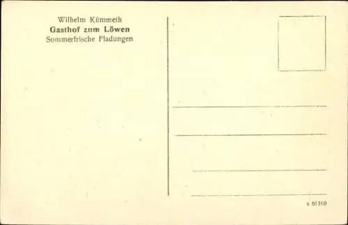 Ak Fladungen in der Rhön Unterfranken, Stadtansicht, Kirche