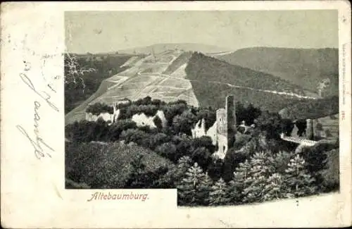 Ak Altenbamberg in Rheinland Pfalz, Altenbaumburg, Ruine Altebaumburg