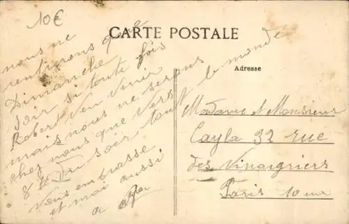 Ak Le Ribay Mayenne, Entree du Bourg