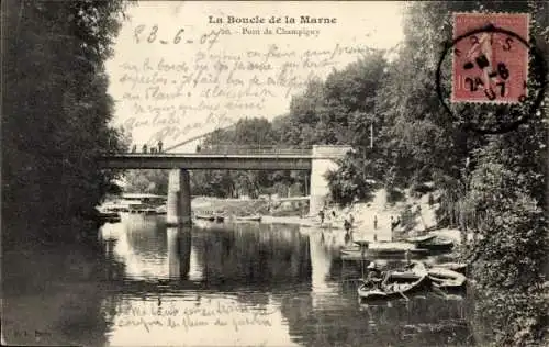 Ak Champigny Marne, Pont