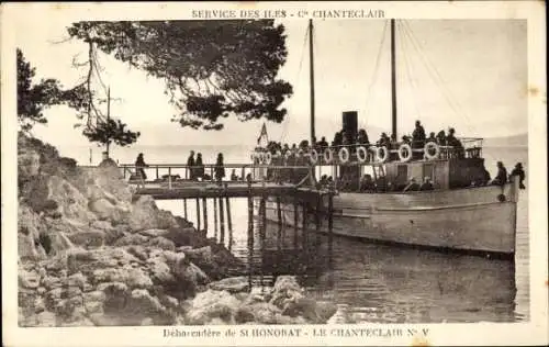 Ak Ile Saint Honorat Alpes Maritimes, Anleger, Debarcadere