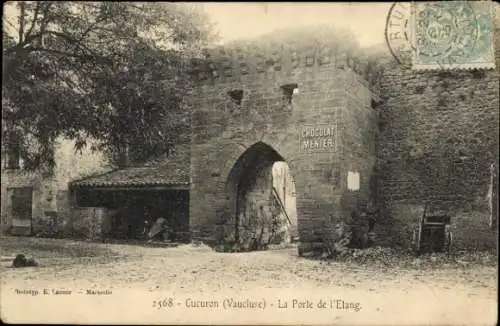 Ak Cucuron Vaucluse, Porte de l'Etang