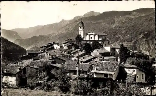 Ak La Bollène Vésubie Alpes Maritimes, Gesamtansicht