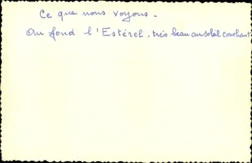 CPA Saint Raphaël Var, Esterel, Panorama