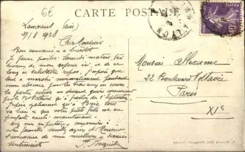 CPA Lancrans Ain, Vue générale