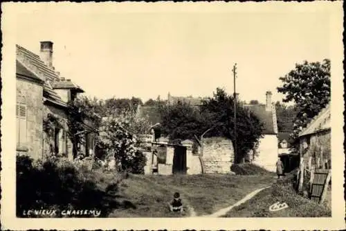 Ak Chassemy Aisne, Dorfidyll