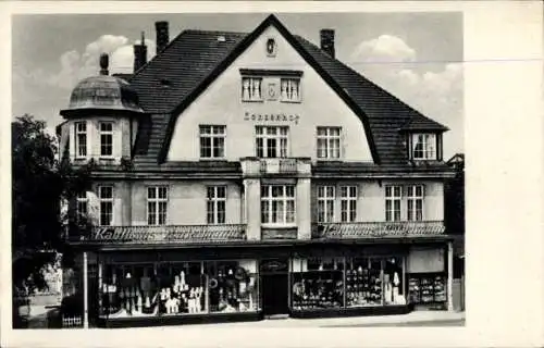 Ak Ostseebad Kühlungsborn, Haus Sonnenhof, Kaufhaus Bartelmann, Schaufenster
