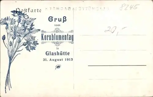 Ak Glashütte in Sachsen, 400 jähriges Jubiläum der Stadt, Wappen, Portrait