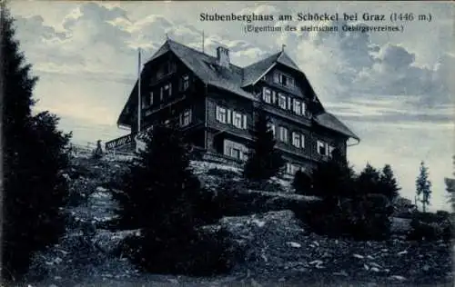 Ak Stubenberg-Haus am Schöckel bei Graz