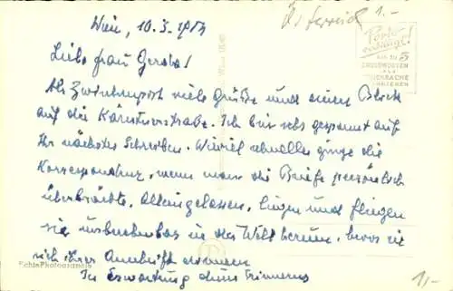 Ak Wien, Staatsoper, Straßenbahnen