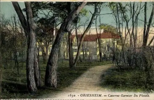 Ak Griesheim bei Darmstadt, Kaserne Garnier du Plessis