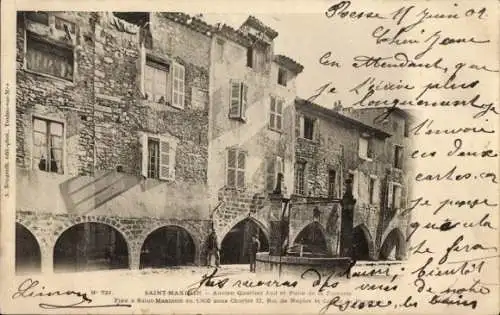 Judaika CPA Saint Maximin Var, altes jüdisches Viertel
