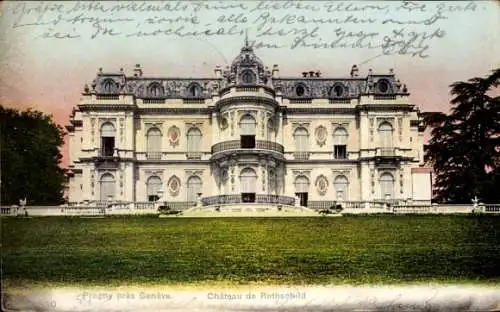 Ak Pregny bei Genf, Schloss Rothschild