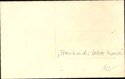 Foto Ak Frankreichs letzte Reserve, Krieg 1914-1915, Kinder, Esel, Gruppenfoto