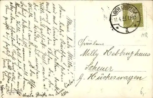 Ak Gevelsberg im Ruhrgebiet, Partie an der Ennepe