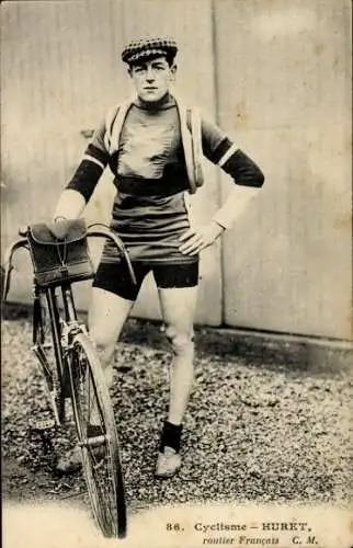 CPA Cycliste André Huret, routier Français