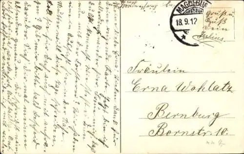 Ak Magdeburg an der Elbe, Immermann-Brunnen