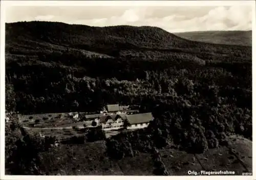 Ak Michelau im Steigerwald Unterfranken, Fliegeraufnahme, Gasthaus Waldesruh