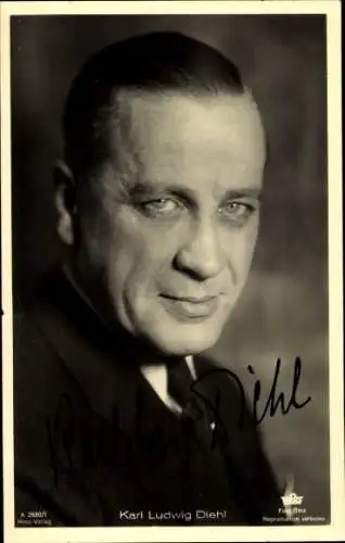 Ak Schauspieler Karl Ludwig Diehl, Portrait, Ross Verlag A 2680/1