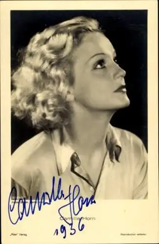 Ak Schauspielerin Camilla Horn, Portrait, Ross Verlag 6321/1
