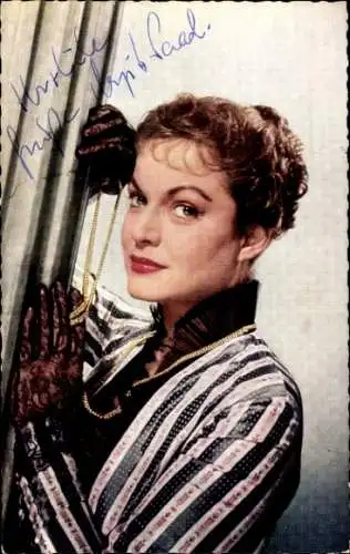 Ak Schauspielerin Margit Saad, Portrait, Autogramm