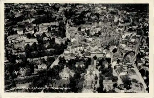 Ak Waldenburg in Sachsen, Fliegeraufnahme