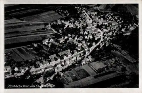 Ak Taubach Weimar in Thüringen, Fliegeraufnahme