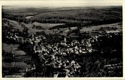 Ak Lampoldshausen Hardthausen am Kocher, Luftaufnahme