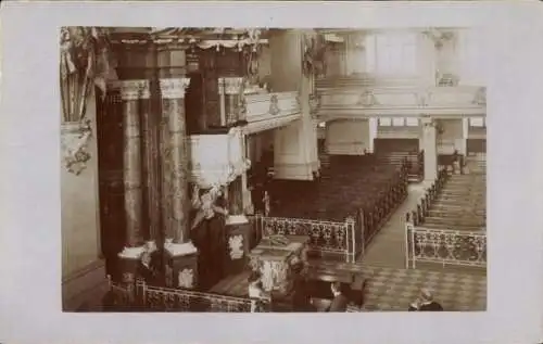 Foto Ak Potsdam in Brandenburg, Innenansicht der Garnisonkirche