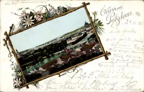 Passepartout Ak Potsdam, Panorama