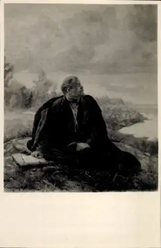 Künstler Ak Kibrik, J., Wladimir Iljitsch Lenin, Revolutionär, Politiker