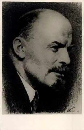 Künstler Ak Kibrik, J., Wladimir Iljitsch Lenin, Revolutionär, Politiker
