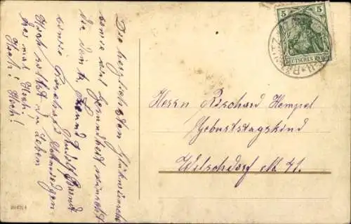 Ak Musizierende Männer, Musikinstrumente, Akkordeon, Gitarre