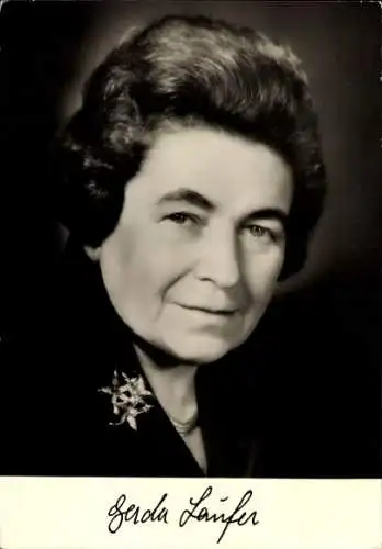 Ak Gerda Laufer, Landtagsabgeordnete, Landesvorstand der SPD Bayern, Portrait