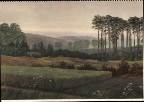 Künstler Ak C. D. Friedrich, Der Nachmittag