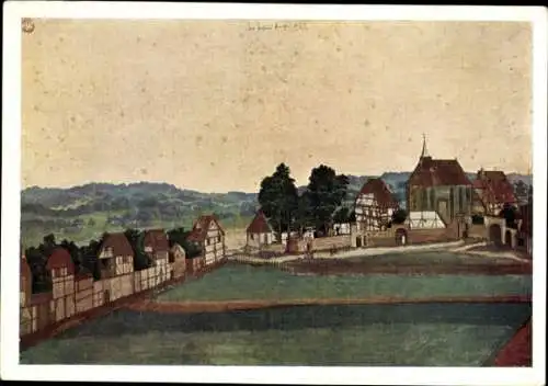 Künstler Ak Albrecht Dürer, Johanniskirchlein in Nürnberg