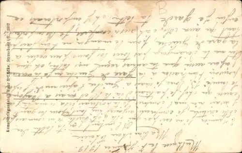 Ak Alsacienne, Lothringerin, Elsässerin in Tracht