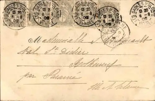 Ak Sablaise, Frau in Tracht