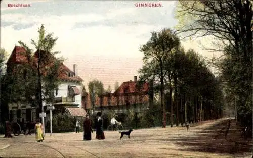 Ak Ginneken en Bavel Nordbrabant, Boschlaan
