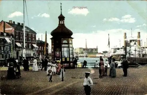 Ak Helsingør Helsingör Dänemark, Hafen