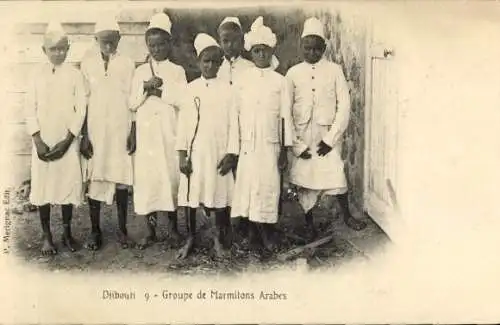 Ak Dschibuti, Groupe de Marmitons Arabes, Arabische Jugendliche