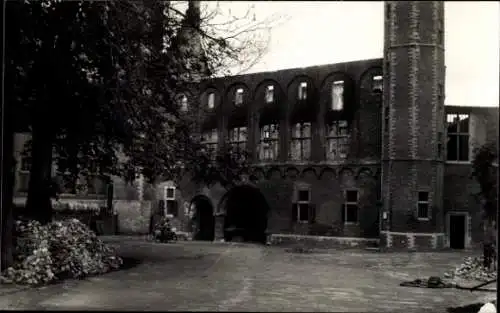 Ak Middelburg Zeeland Niederlande, Abtei Gebäude, Ruinen